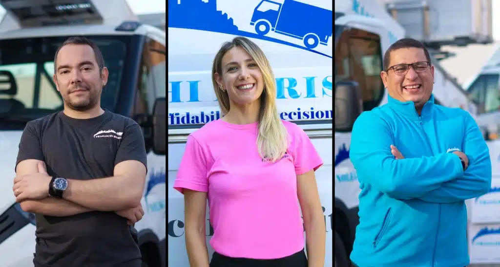 Team dell'ufficio commerciale di Traslochi Boris specializzato nella valutazione e recupero di mobili usati durante gli sgomberi.
