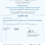 Certificato ISO 9001:2015 Traslochi Boris – Qualità nei traslochi a Milano